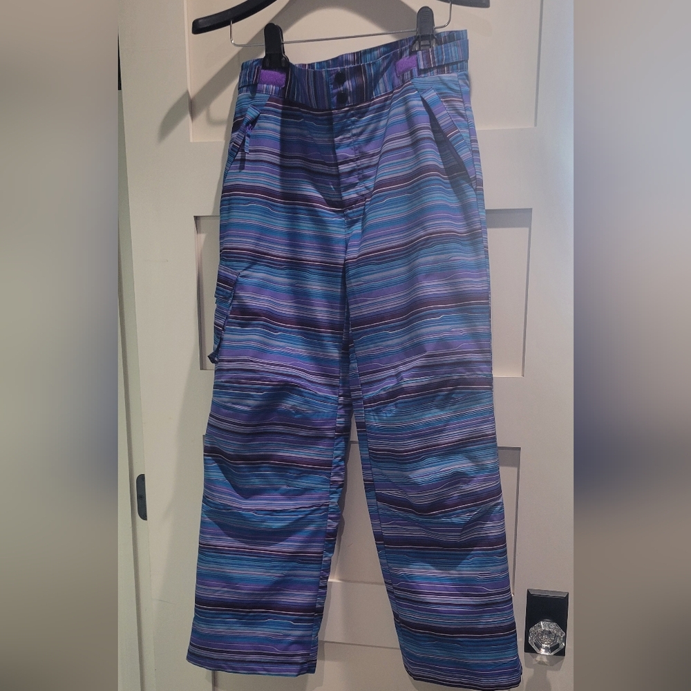 Striped Blue and Purple Men's Pants